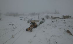 Korkuteli beyaza büründü