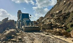 Manavgat'ta yol çalışması