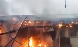 Serik'te müstakil evde yangın