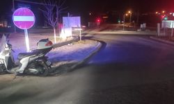 Manavgat'ta motosiklet kazası: 1 yaralı