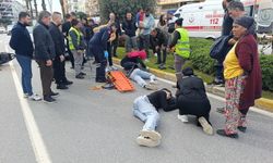 Manavgat'ta kaza anı kamerada