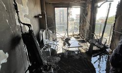 Alanya'da 5 katlı binada yangın