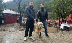 Köpek işletmeciler tarafından kurtarıldı
