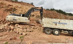 Kepez'de heyelana karşı önlem