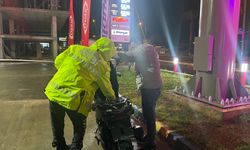 Alkollü sürücü kaza yaptı