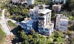 Alanya'da binalar tahliye edildi