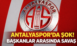 Antalyaspor'da şok! Başkanlar arasında savaş