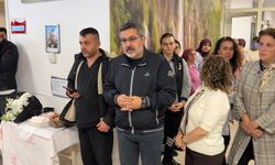 Sağlık çalışanı için hastanede tören