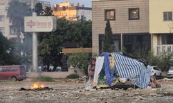 Kent merkezinde şaşırtan görüntü! Baraka kuruldu