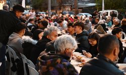 İftar sofrası Beldibi'nde kuruldu