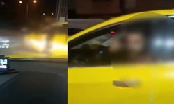 Meslektaşının önünü kesip tehdit etti