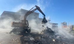 Sanayi sitesinde yangın paniği