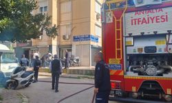 Motosiklet tamirhanesinde yangın