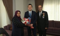 Kaymakam Öztürk’ten gazi ailelerine ziyaret