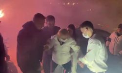 Hastane bahçesinde 8 Mart sürprizi