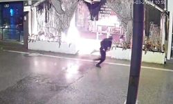 Kafeyi kundaklayıp kaçtı