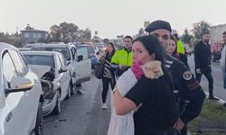 Manavgat'ta zincirleme kaza