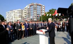 Atatürk’ün Antalya’ya geliş töreninde İmamoğlu’nun mektubu okundu