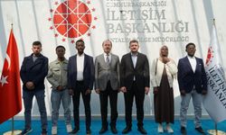 Afrikalı öğrenciler İletişim Başkanlığı’nda