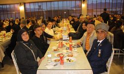 Şehit aileleri ve gaziler iftarda buluştu
