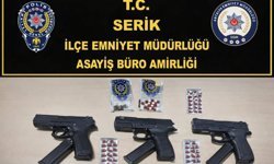 Serik'te silahla ateş açan 7 kişi tutuklandı