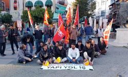 Antalya’da TOKİ işçilerinden grev