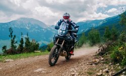 Kemer'de motosiklet yarışı heyecanı