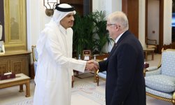 Bakan Güler, Al Thani ile görüştü