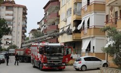 Apartmanda korkutan yangın