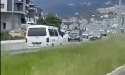 Ters yönde giden araç tehlike saçtı