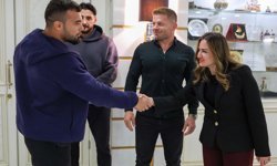 Özdemir başpehlivanları ağırladı