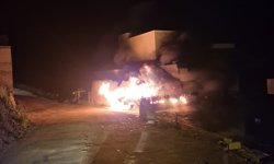 Müstakil evde yangın