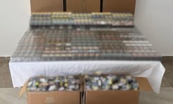 Manavgat'ta 10 bin paket kaçak sigara ele geçirildi