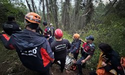 80 metre uçurumdan yuvarlandı