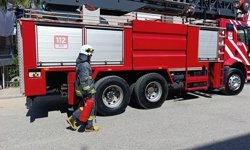 Baca yangını paniğe neden oldu