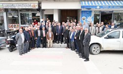 Başkan Dere, oda ziyaretlerine Korkuteli ve Elmalı’da devam etti