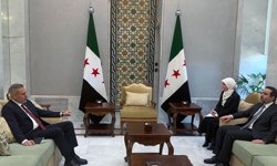 Fidan, Suriyeli mevkidaşı Şeybani ile bir araya geldi