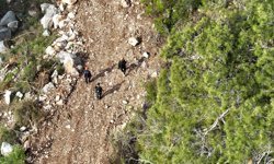 Dağda kaybolan kişi dronla bulundu