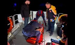 Rahatsızlanan kişi bot ile tahliye edildi