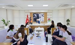 Öğrenciler projelerini Başkan Kocagöz'e anlattı