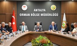 Antalya'da yangın toplantısı