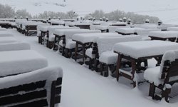 Nisan sonunda kış geri döndü
