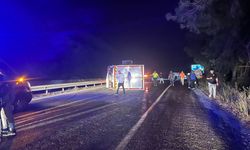 Kemer’de yola dökülen mazot kazaya neden oldu