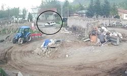 Otobüsten indi, otomobil çarptı