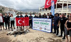 Alanya'da deniz temizliği