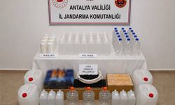 Konyaaltı'da 160 litre etil alkol ele geçirildi