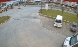 Manavgat'ta kaza kamerada
