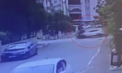 Polislerin yaralandığı kaza anı görüntüleri ortaya çıktı