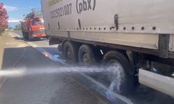 TIR'da korkutan yangın