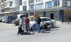 Çocuğa çarpmamak için motoru devirdi